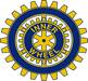 A blue and yellow gear with text Description automatically generated